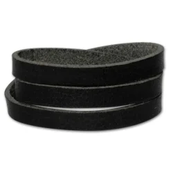 SilberDream Lederarmband schwarz Herren Leder Armband LA2219