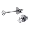 SilberDream mini Ohrstecker Zirkonia weiß 925 Silber Ohrring SDO8502W