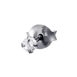 SilberDream mini Ohrstecker Zirkonia weiß 925 Silber Ohrring SDO8502W