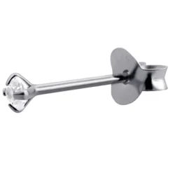 SilberDream mini Ohrstecker Zirkonia weiß 925 Silber Ohrring SDO8502W