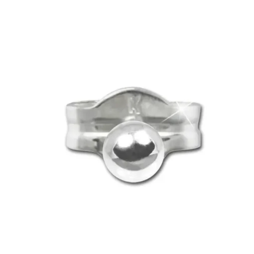 SilberDream mini-Ohrstecker Halbkugel 2,5mm Silber 925 Ohrring SDO5552