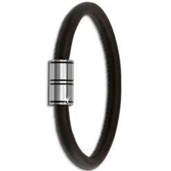 SilberDream Nappa Leder Armband braun 20cm Edelstahlverschluss LAB1120