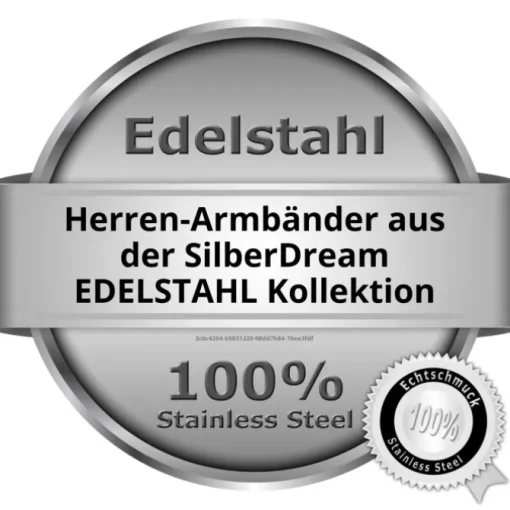 SilberDream Nieten-Lederarmband Wickeloptik braun Leder Armband LAP087B