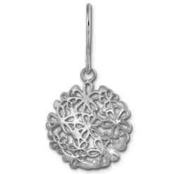 SilberDream Ohrhänger Blumenscheibe 925er Silber Damen Ohrringe SDO469J