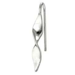 SilberDream Ohrhänger Design gedreht 925 Sterling Silber Damen Ohrringe SDO6716J