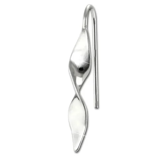 SilberDream Ohrhänger Design gedreht 925 Sterling Silber Damen Ohrringe SDO6716J