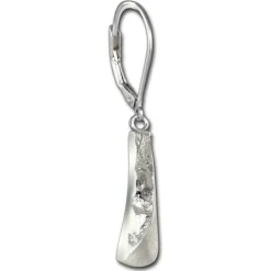 SilberDream Ohrhänger 3D-Rechteck 925 Sterling Silber Damen Ohrring SDO4342J