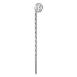 SilberDream Ohrhänger Durchzieher Zirkonia weiß 4mm 925 Silber SDO5964W