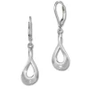 SilberDream Ohrhänger Elegance Zirkonia weiß 925 Silber Ohrring SDO4284W
