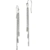 SilberDream Ohrhänger 3er Kettchen 925 Sterling Silber Damen Ohrringe SDO6706J