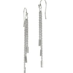 SilberDream Ohrhänger 3er Kettchen 925 Sterling Silber Damen Ohrringe SDO6706J