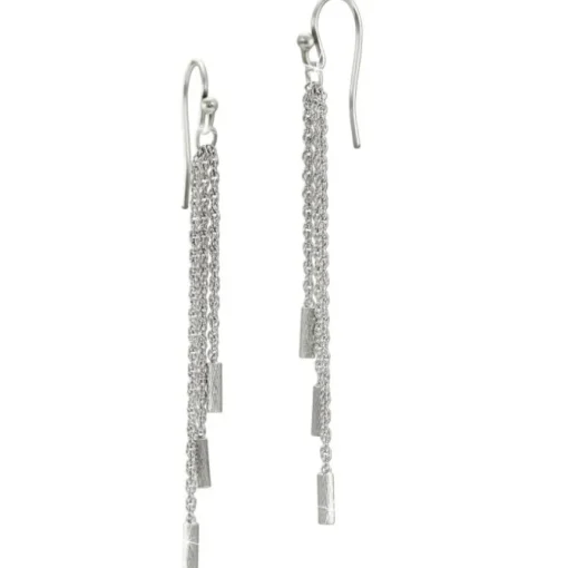 SilberDream Ohrhänger 3er Kettchen 925 Sterling Silber Damen Ohrringe SDO6706J