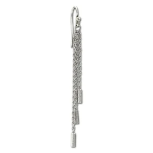 SilberDream Ohrhänger 3er Kettchen 925 Sterling Silber Damen Ohrringe SDO6706J