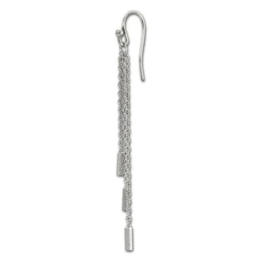 SilberDream Ohrhänger 3er Kettchen 925 Sterling Silber Damen Ohrringe SDO6706J