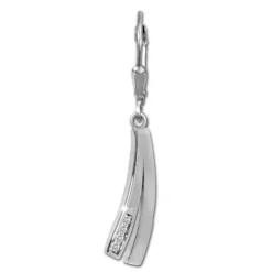 SilberDream Ohrhänger Fantasie Zirkonia weiß 925 Sterling Silber Damen SDO4372W