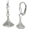 SilberDream Ohrhänger Ginko 925 Silber Damen Ohrring SDO4459J