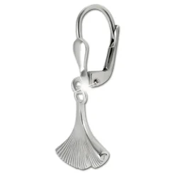 SilberDream Ohrhänger Ginko 925 Silber Damen Ohrring SDO4459J