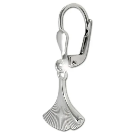 SilberDream Ohrhänger Ginko 925 Silber Damen Ohrring SDO4459J