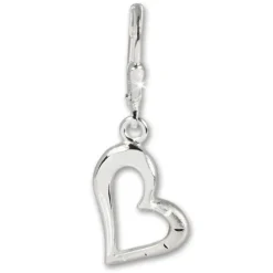 SilberDream Ohrhänger Herz Ohrring 925 Sterling Silber SDO504