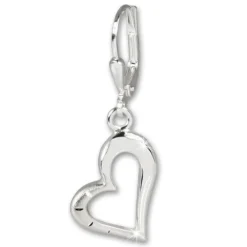 SilberDream Ohrhänger Herz Ohrring 925 Sterling Silber SDO504