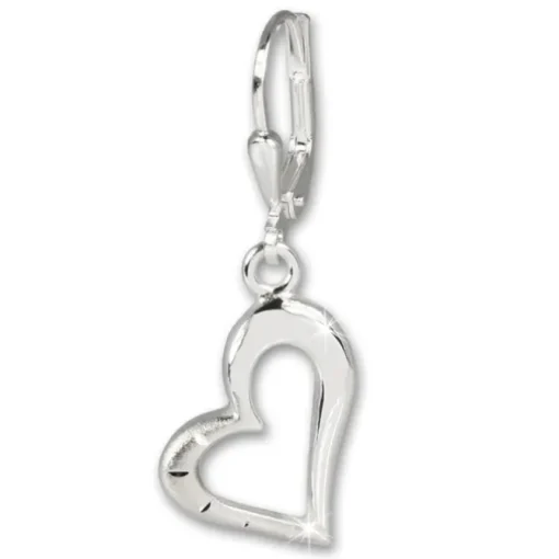 SilberDream Ohrhänger Herz Ohrring 925 Sterling Silber SDO504