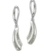 SilberDream Ohrhänger Klassik Zirkonia 925er Sterling Silber Damen SDO4344W