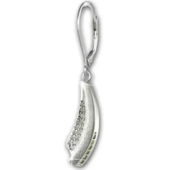 SilberDream Ohrhänger Klassik Zirkonia 925er Sterling Silber Damen SDO4344W