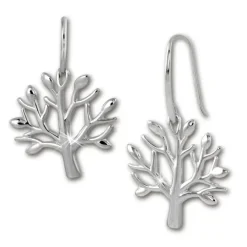 SilberDream Ohrhänger Lebensbaum 925 Sterling Silber Damen-Ohrringe SDO456J