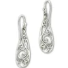 SilberDream Ohrhänger Ornament 925 Sterling Silber Damen Ohrringe SDO6718J