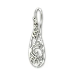 SilberDream Ohrhänger Ornament 925 Sterling Silber Damen Ohrringe SDO6718J