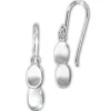 SilberDream Ohrhänger Ovale 925er Sterling Silber Damen Ohrring SDO8808J