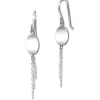 SilberDream Ohrhänger Oval 925er Sterling Silber Damen Ohrring SDO8806J