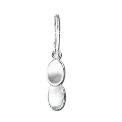 SilberDream Ohrhänger Ovale 925er Sterling Silber Damen Ohrring SDO8808J