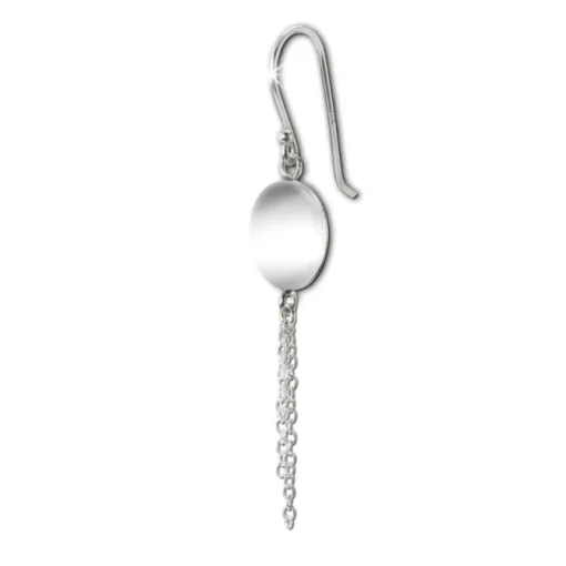 SilberDream Ohrhänger Oval 925er Sterling Silber Damen Ohrring SDO8806J