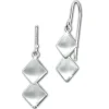 SilberDream Ohrhänger Quadrate 925er Sterling Silber Damen Ohrring SDO8810J