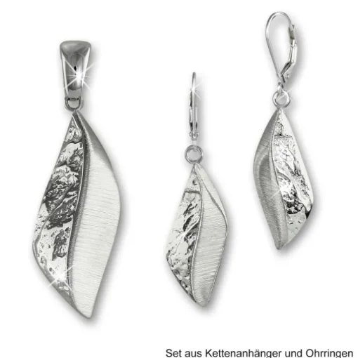 SilberDream Ohrhänger Rhombus 925 Sterling Silber Damen Ohrring SDO4341J