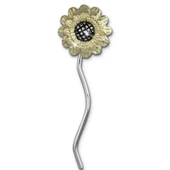 SilberDream Ohrhänger Sonnenblume 925 Silber Damen Ohrringe SDO463Y