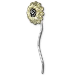 SilberDream Ohrhänger Sonnenblume 925 Silber Damen Ohrringe SDO463Y