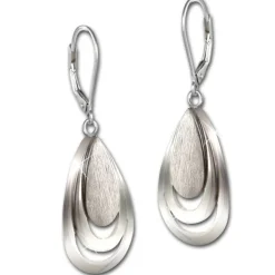 SilberDream Ohrhänger Tränen 925 Sterling Silber Damen Ohrring SDO4349J