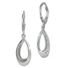 SilberDream Ohrhänger Träne Zirkonia weiß 925 Sterling Silber Damen SDO4371W