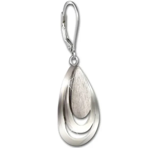 SilberDream Ohrhänger Tränen 925 Sterling Silber Damen Ohrring SDO4349J