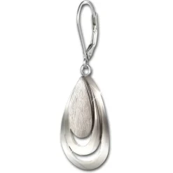 SilberDream Ohrhänger Tränen 925 Sterling Silber Damen Ohrring SDO4349J