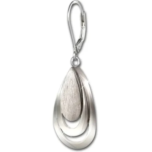 SilberDream Ohrhänger Tränen 925 Sterling Silber Damen Ohrring SDO4349J