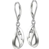 SilberDream Ohrhänger Tropfen Zirkonia 925er Sterling Silber Damen SDO4340W