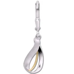 SilberDream Ohrhänger Tropfen 925er Silber Damen SDO4390T
