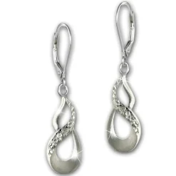 SilberDream Ohrhänger Unendlich 925 Sterling Silber Damen Ohrring SDO4350J