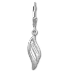 SilberDream Ohrhänger Welle 925 Sterling Silber Ohrring SDO4282J