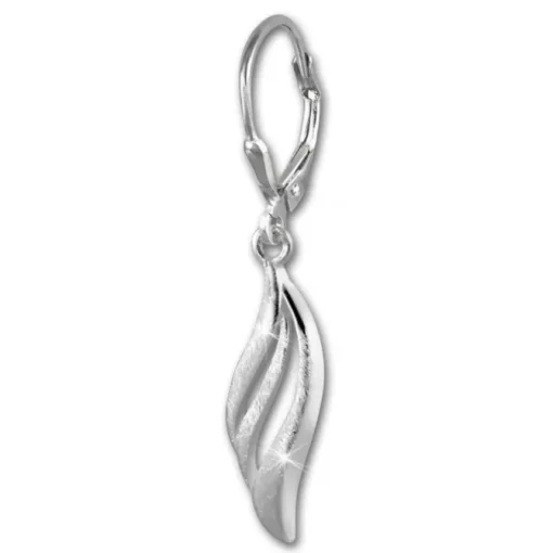 SilberDream Ohrhänger Welle 925 Sterling Silber Ohrring SDO4282J