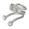 SilberDream Ohrklemme Zirkonia Ear Cuff 925er Silber Fake Piercing SDO8877J