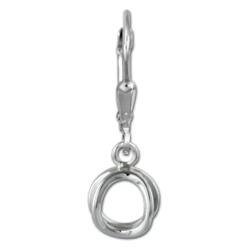 SilberDream Ohrring Doppelring 925 Sterling Silber Ohrhänger SDO5687